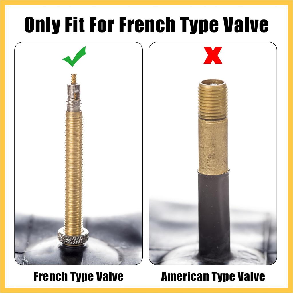 BULLSPANN Bicycle Aluminum Alloy Valve Cap French Valve Tire Dust Cover Set of 4 Mountain Bike Road Bike Purple