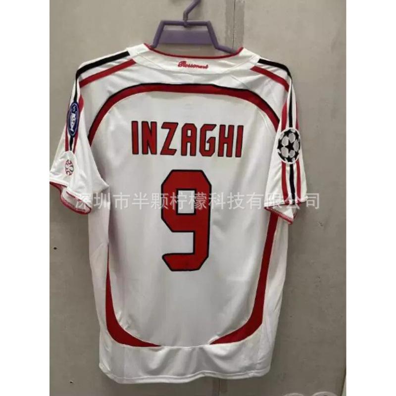2006/07 season AC Milan home and away jersey No. 22 star KAKA retro jersey Barcelona short sleeve