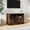 VidaXL TV Stand Smoked Oak 80x35x50 Cm Engineered Wood 816285