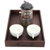Polished Fruit Tray Wooden Coffee Serving Tray Multi Functional Decorative Platter  Home Storage