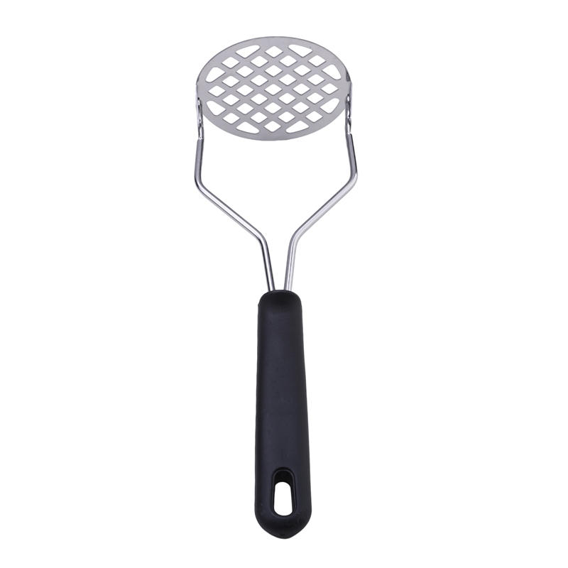 Manual Potato Masher Kitchen Light Weight Tool Potato Masher Potato Masher Masher Stainless Steel Smooth Potato Blender чёрный