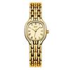 Vintage Red Oval Womens Watch With Quartz Movement For Daily Wear