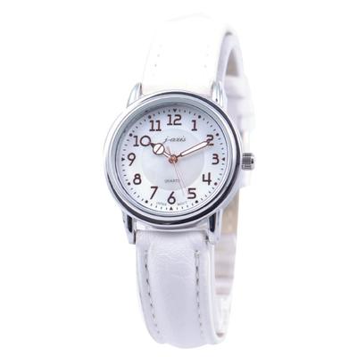J-AXIS Women's AL1280-W (Women's Fashion Watch White Sun Flame) Round Watch White Analog