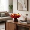 Elegant Fruit Bowl with Pedestal, Snack Storage, Decorative Tray, Serving Tray for Living