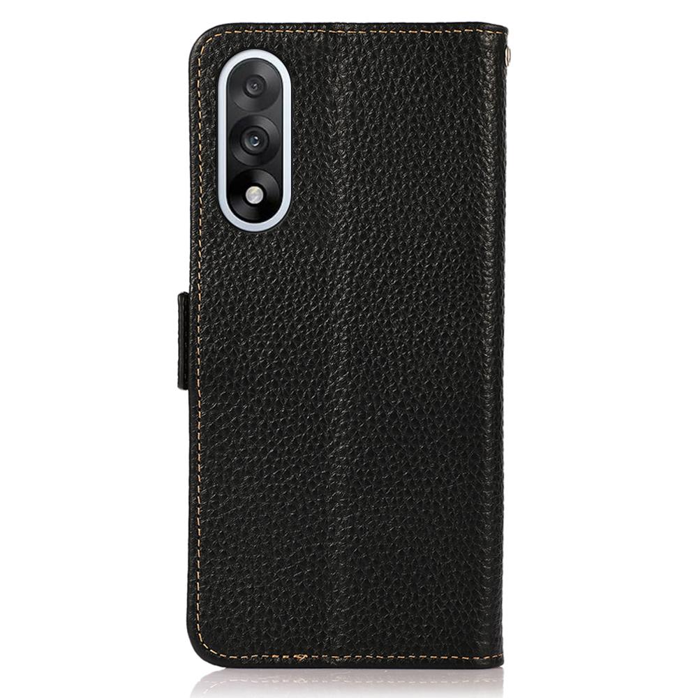 for OnePlus Nord 5 5G Phone Case Genuine Cow Leather Cover RFID Blocking