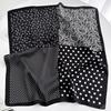2024 Spring/Summer Retro Horse Print Neckerchief 70*70cm Green Square Scarf Women’s Breathable Imitation Silk Bandannas