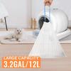 80 Litter Cat Pieces Bags Litter Box Liners For Automatic Cat Litter Box Self Cleaning 4 Rolls 18 X 18 Inches Robot Drawstring Bags White