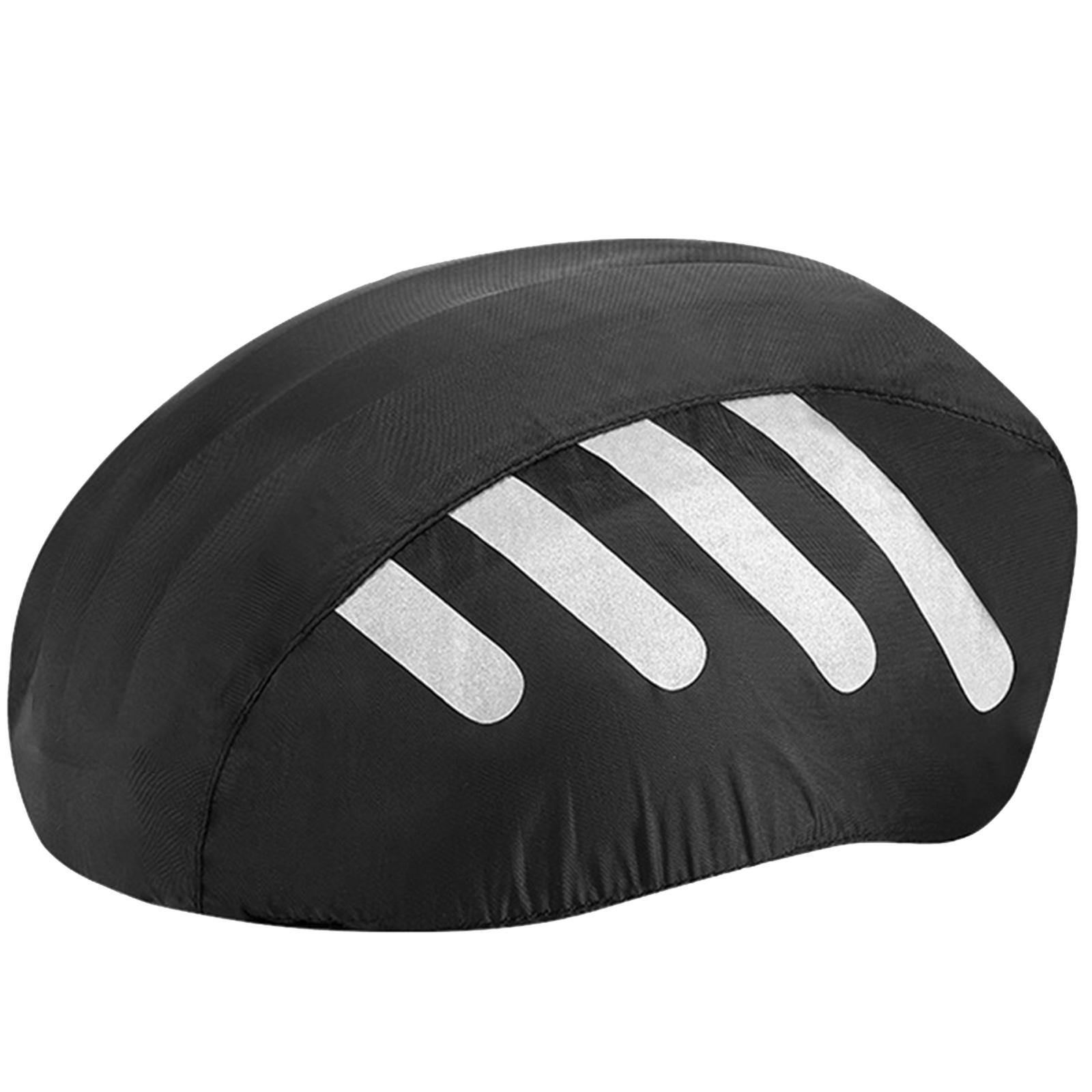 

Rainproofs Bicycles Helmets Cover Waterproofs Reflectives Cyclings Helmets Cover Road Bikes Rain Cover for Travel and Driving чорний