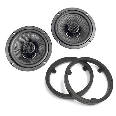 Haut-parleur coaxial de voiture CGP 17 cm 6,5 pouces 180 W avec ensemble de déflecteurs pour véhicules Mitsubishi, CGP-ZD658-SM13