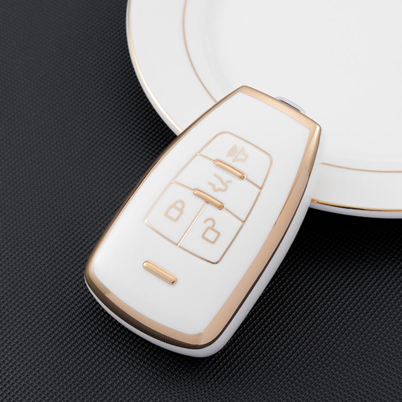 BAIC Key Case for BJ80, Senova D50/X65, Weiwang M50F, Zhidao U7, and BJ40Plus