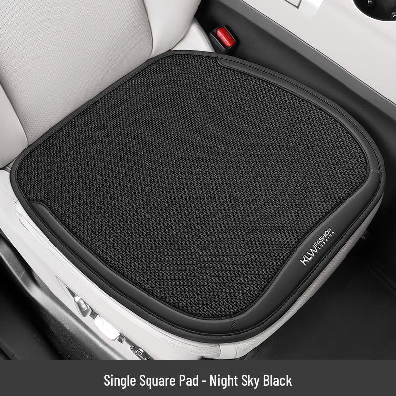 2026 New Ice Linen Car Seat Cushion Set: Breathable Ventilated Three-Piece or Seven-Piece for Spring/Summer