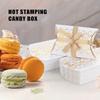 50Pcs Pillow Candy Box Fancy Pattern Wedding Favor Gift Box Packaging Bag with Ribbon Wedding Christmas Supplies Gift Box