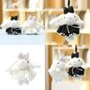 Cartoon Rabbit Plush Doll With Pp Cotton Filling For Handbag Decoration