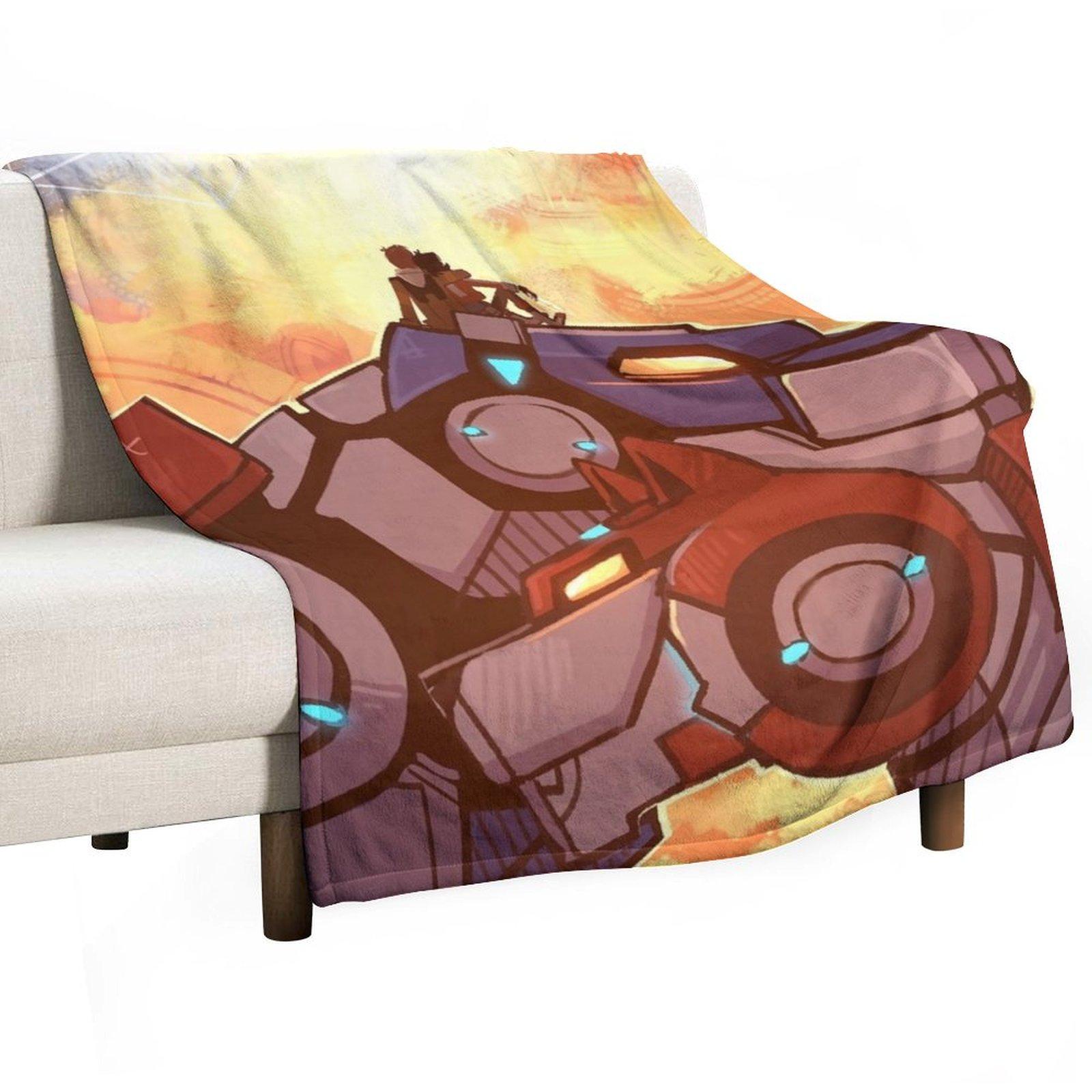 Fire and Ice Throw Blanket Soft Plaid Warm Luxury Hairy Blankets 30x40in