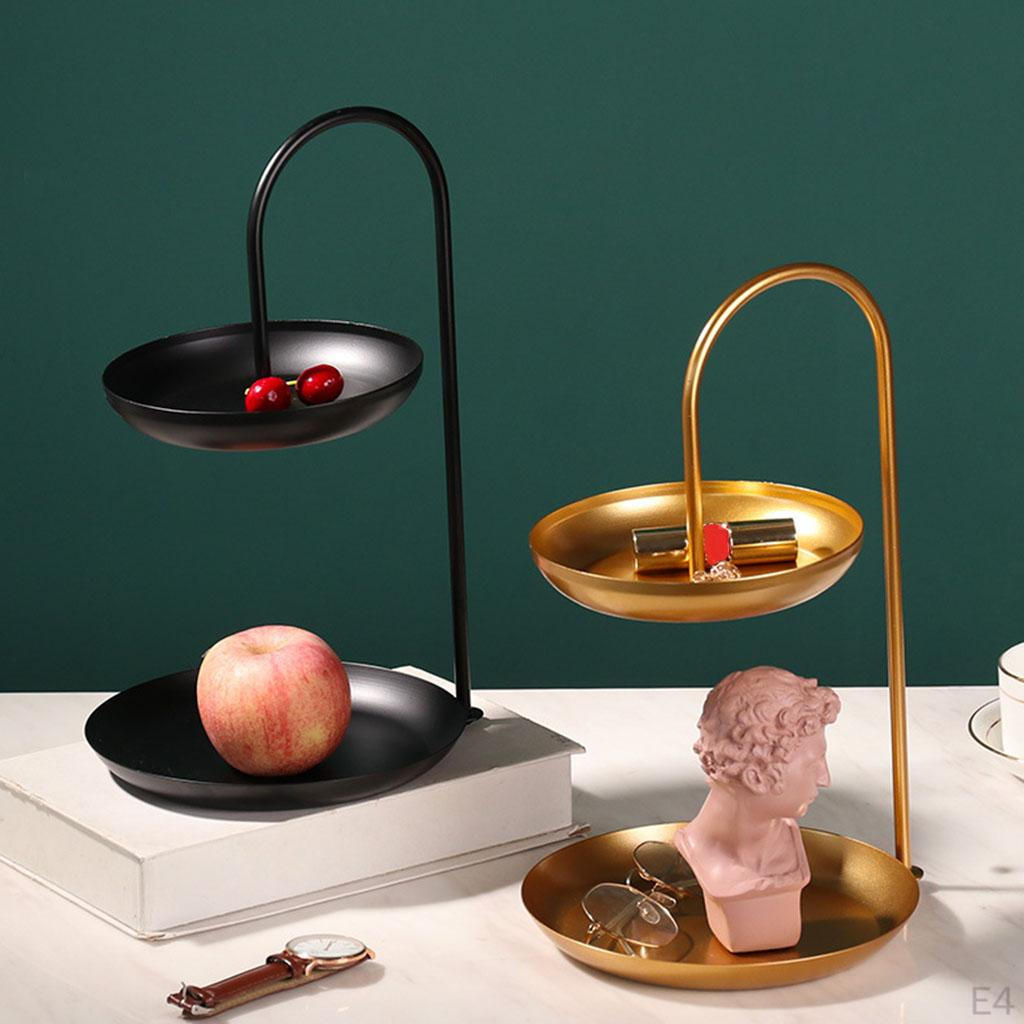 Mehrschichtiger Tablett-Organizer, Kuchenständer Hochzeitsdekoration Kosmetik-Organizer-Ständer, Schmuckaufbewahrung