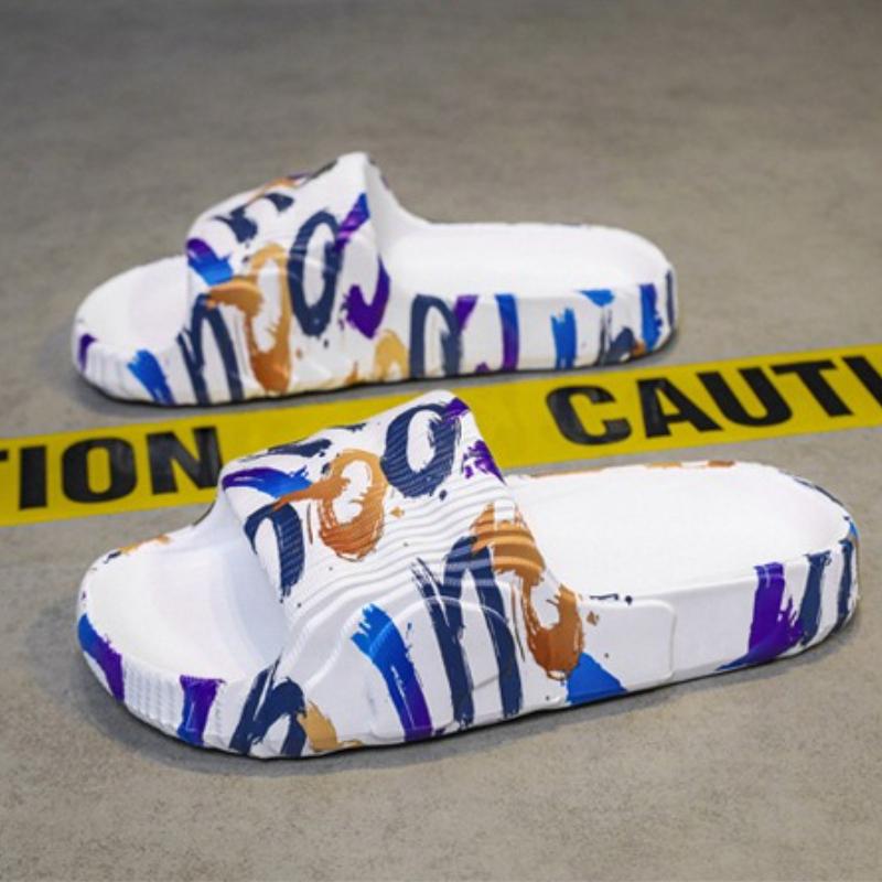 Originální pánské pantofle Platforma Nazouvací Domácí Tiché Lehké Pantofle Léto Městská Chůze Venkovní Plážové Ležérní Sandály pro Muže Sandalias