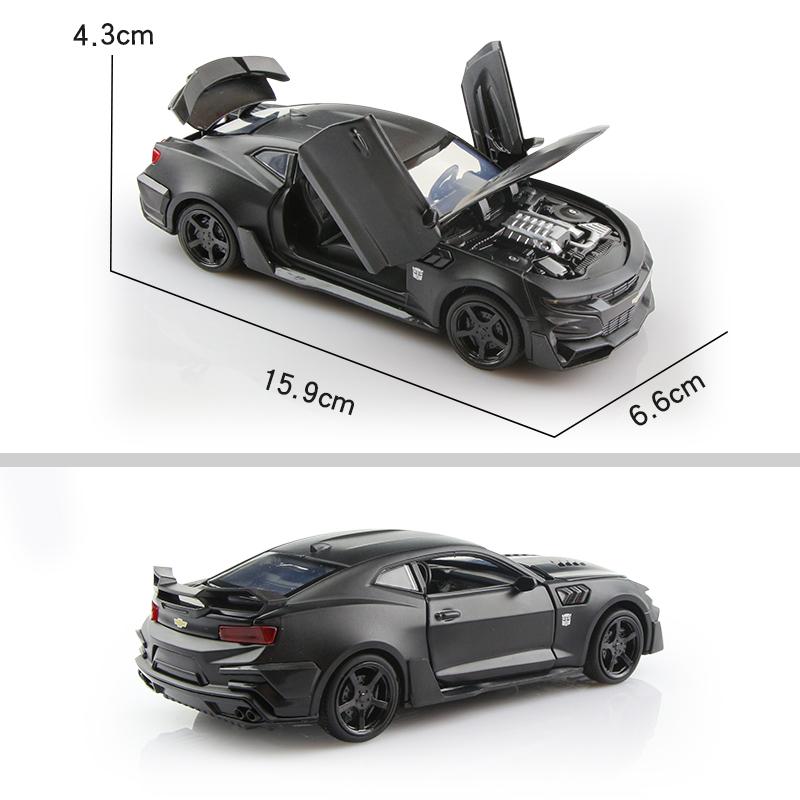 

Chevrolet Camaro Суперкар Симуляція Литі та Іграшкові Транспортні Засоби Звуки та Світло Машинка з Інерційним Механізмом 1:32 моделі зі сплаву. Подарунки для дітей