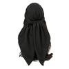 Dünne quadratische Schals 90x90cm Damen Hijabs Modisches Baumwoll-Leinen-Kopftuch Taschenzubehör