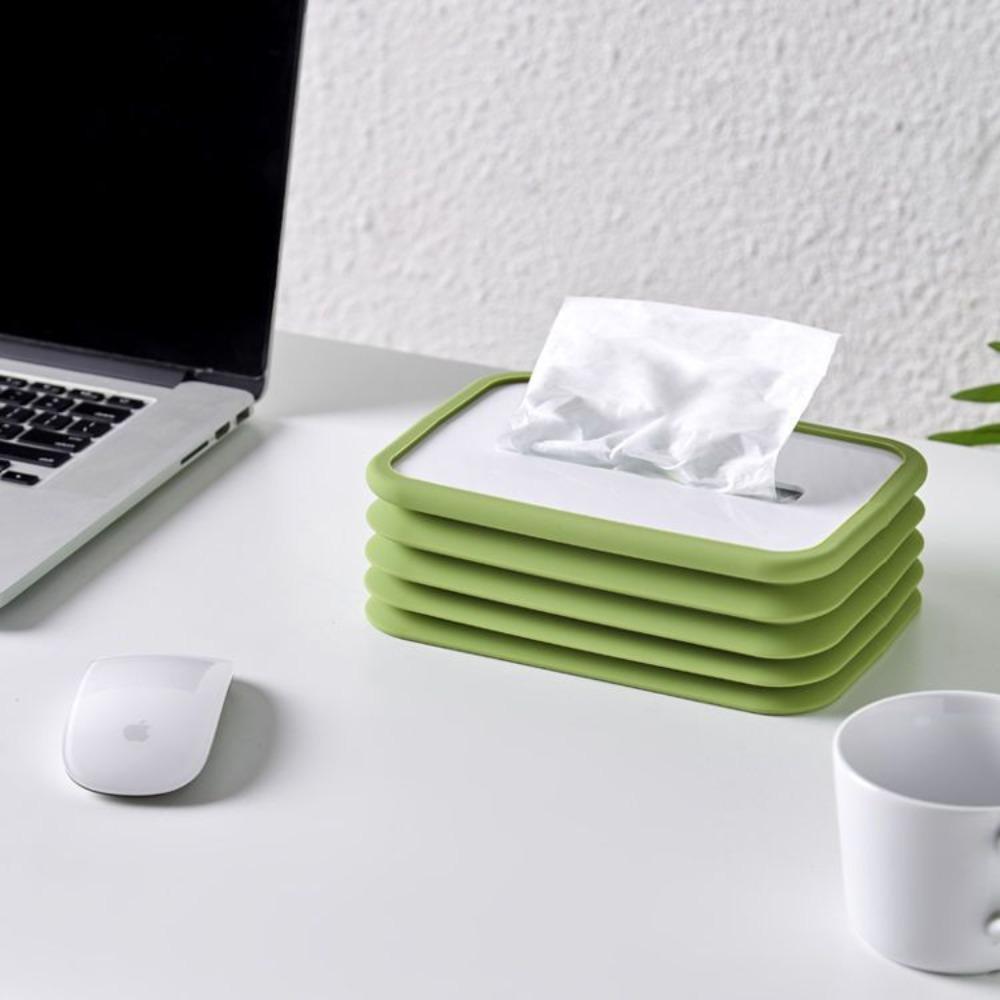 Silicone Tissue Storage Box Creative Towel Dispenser Portable Car Paper Case  Kitchen