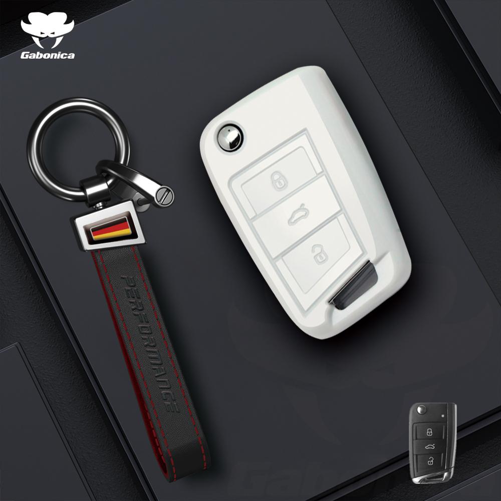 For Vw Volkswagen Polo Golf 4 5 6 7 T5 Mk7 Tiguan Passat B6 B5 Skoda Octavia A5 A7 Seat Leon Fr 2 Ibiza Ateca Car Key Case Cove