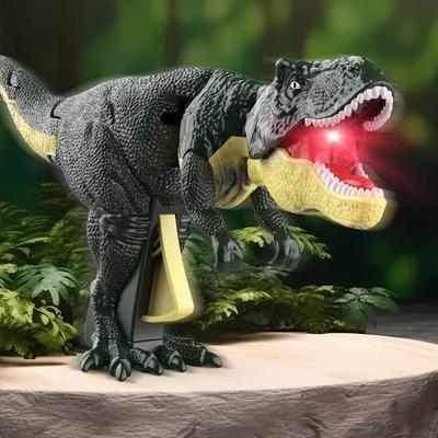 Humorous Za Za Sound Dinosaur Children Decompression Battery Toy Hand-operated Telescopic Swing Dinosaur Fidget Toy Designed for Children Present