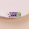 Powered By ADHD Enamel Pin Funny Battery Autism ADHD Anxiety Mental Health Awareness Brooches Lapel Badge Friends Jewelry Gifts