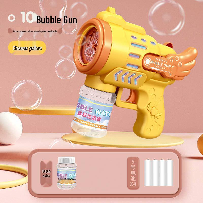 Unicorn Electric Bubble Maker: Kids' Automatic Light-Up Bubble Gun Gift