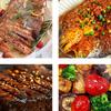 Pinza BBQ Pieghevole in Acciaio Manico in Legno Antiscivolo Meccanismo di Blocco Sicuro Cestello da Griglia Ideale per Verdure Pesce Arrosto