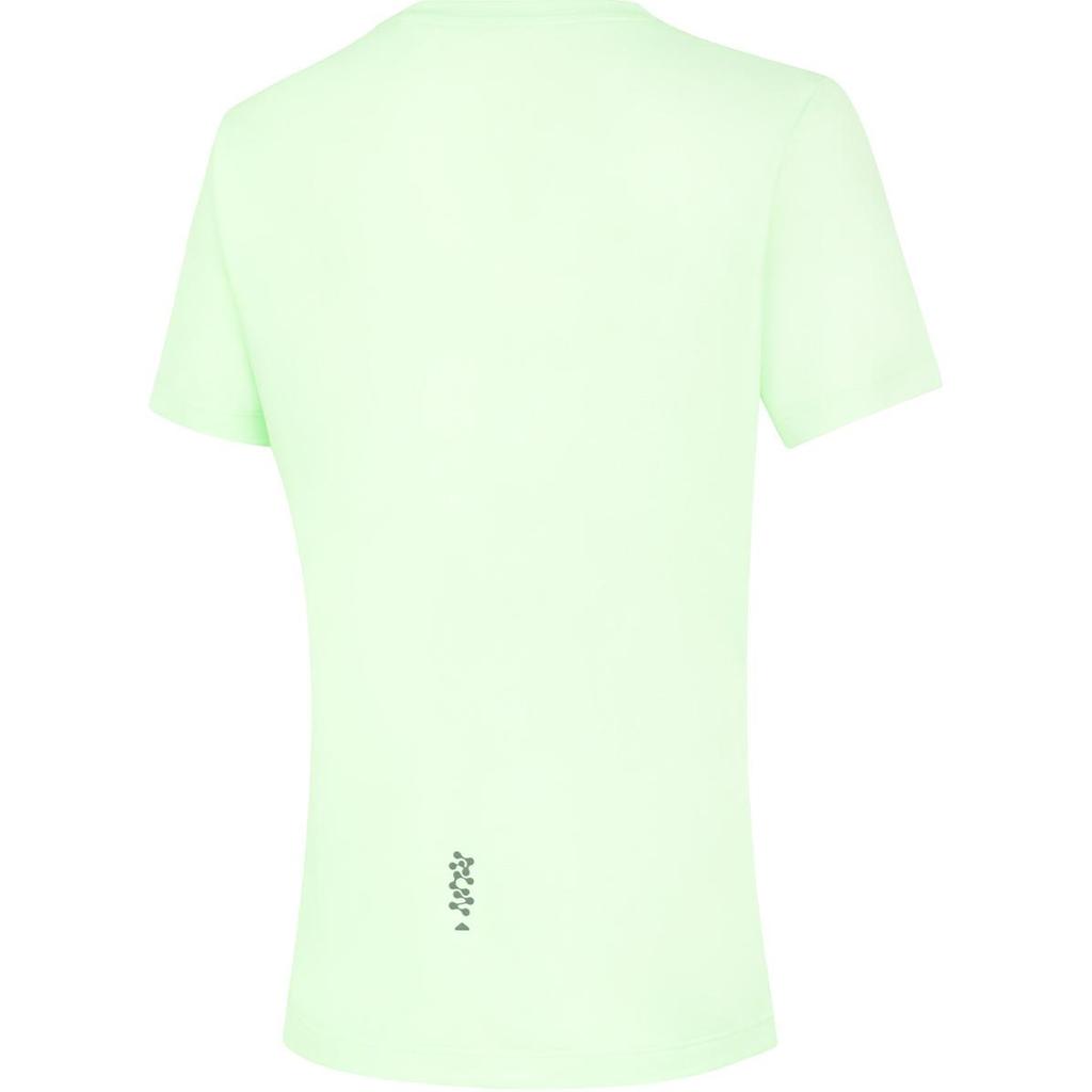 Li Ning Running Series Solid Color Round Neck Comfortable Breathable Versatile Casual Short Sleeve T-Shirt Women Tops Fairy-Fruit-Green ATSU552-3