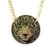 Les Trésors De Lily [L6059] - Golden 'Panthère' Designer Necklace