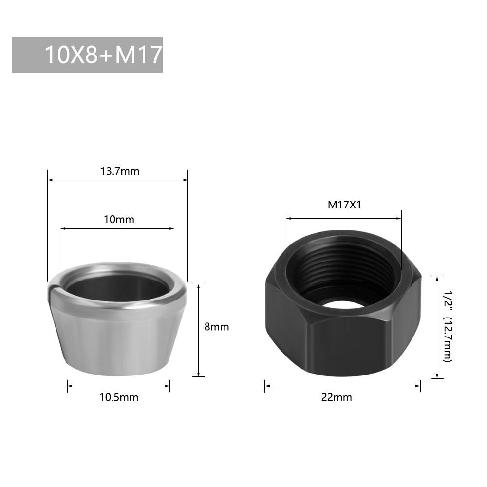 6-10mm Collet Chuck Adapter Accessories Carbon Steel Engraving Machine