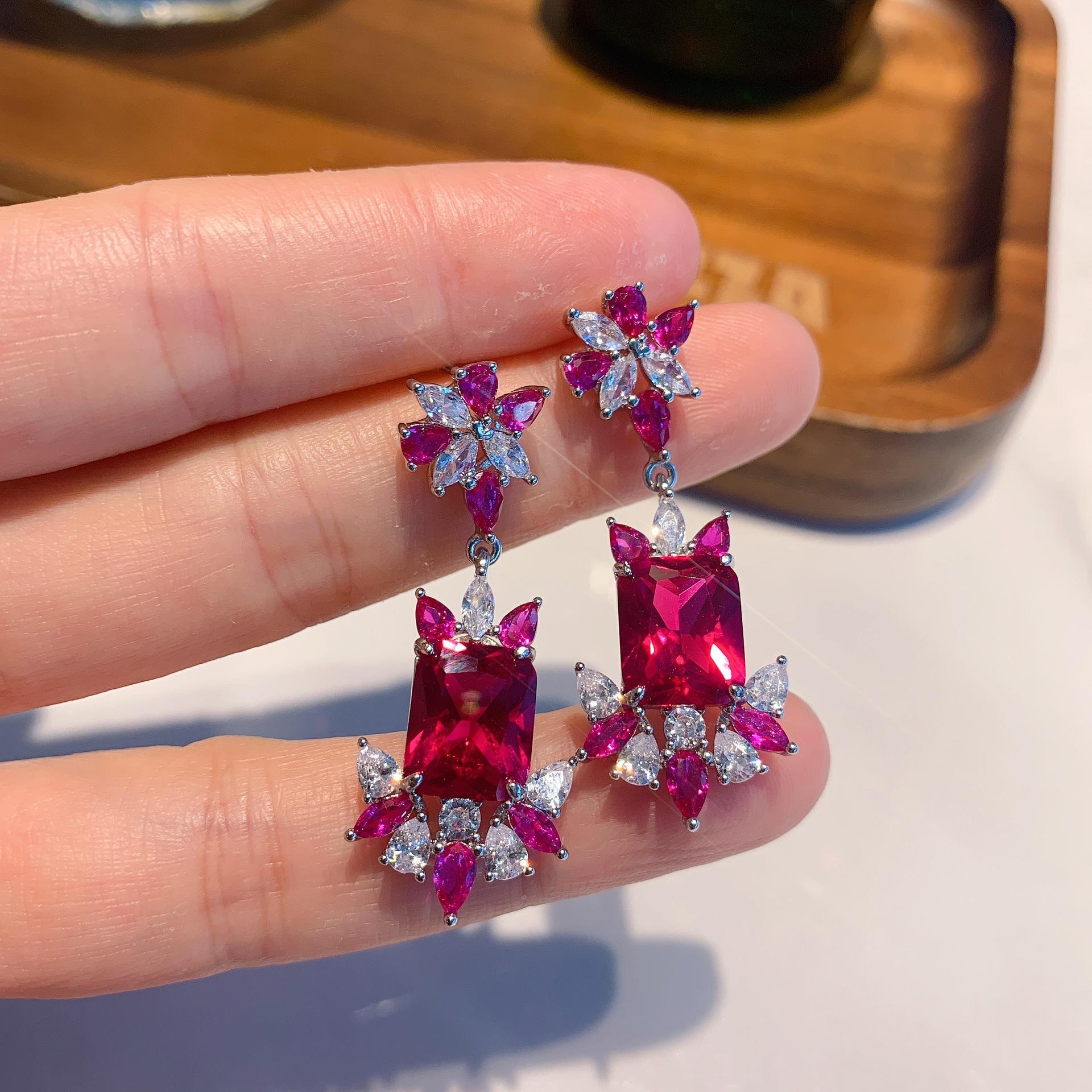 Популярные, женские, женские, длинные японские и корейские украшения для ушей rectangular 9X11