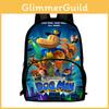 Capacity Childrens Large Backpack With Cartoon Dog Man Print Design Daily For