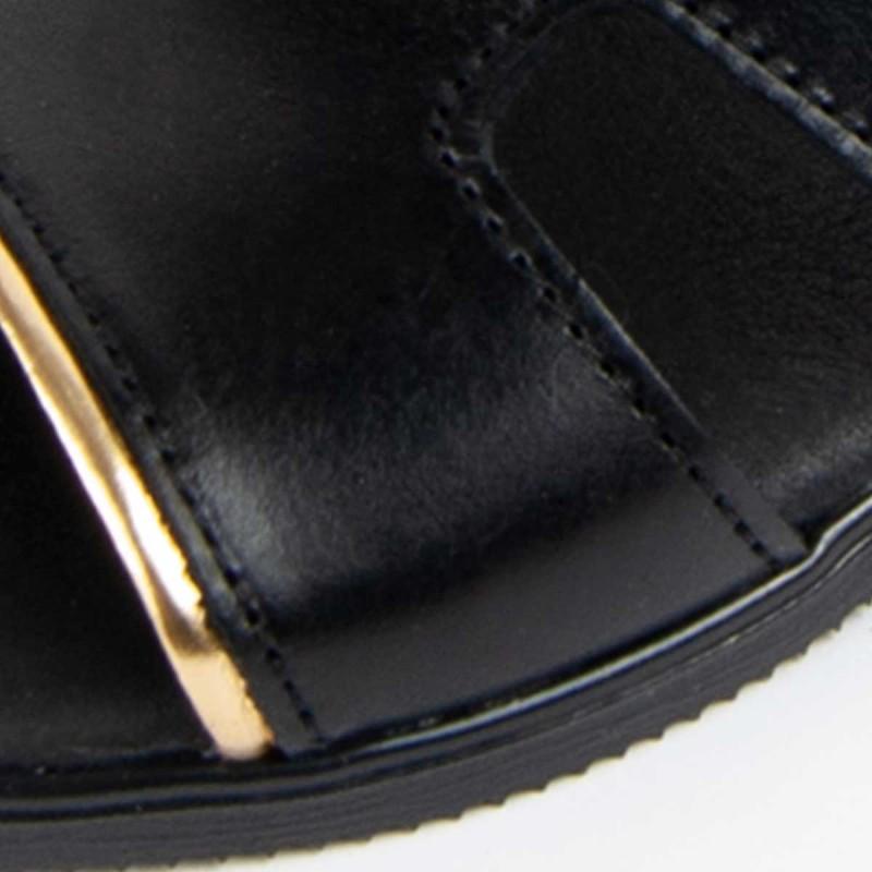 Sandalia De Piel Para Mujer. Purapiel Hacca 102708