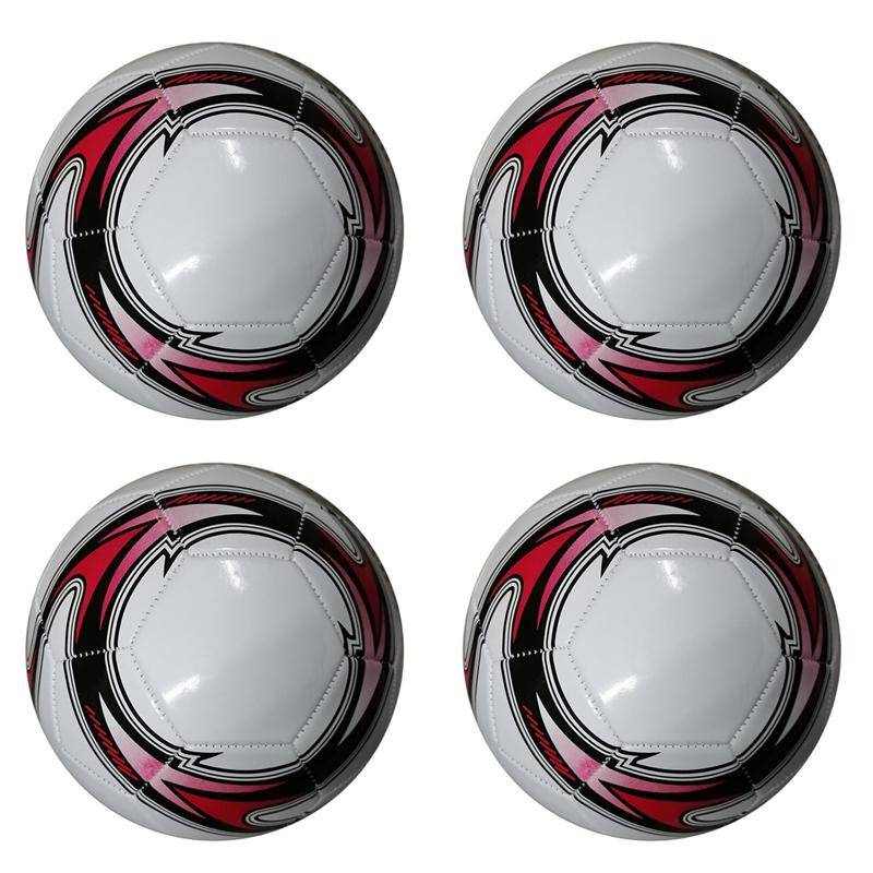4X Professional Soccer Ball Size 5 Official Soccer Training Football Ball Competition Outdoor Football White белый