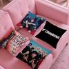 Nu Metal Band L-Limp Bizkit Pillow Case Silky Short Plush With Invisible Zipper Dustproof Sofa Cushion Cover