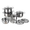 ZISIZ Stainless Steel 5-Piece Cookware Set
