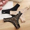 Women's Low-Rise Leopard & Zebra Thong Cutout Panties