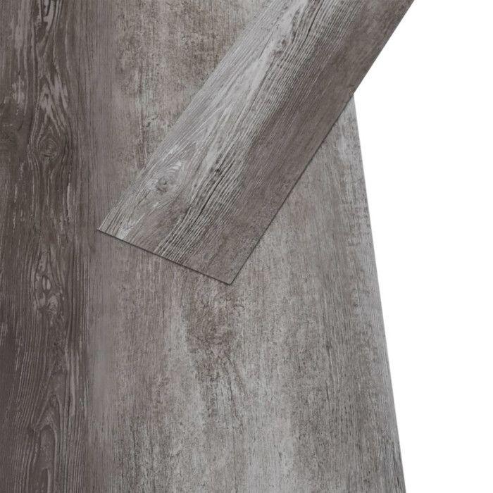 VidaXL Planches de Plancher Revêtement de Sol Dalle de Sol Salon Salle de Séjour Chambre à Coucher Maison PVC 5,02 m² 2 mm 146564