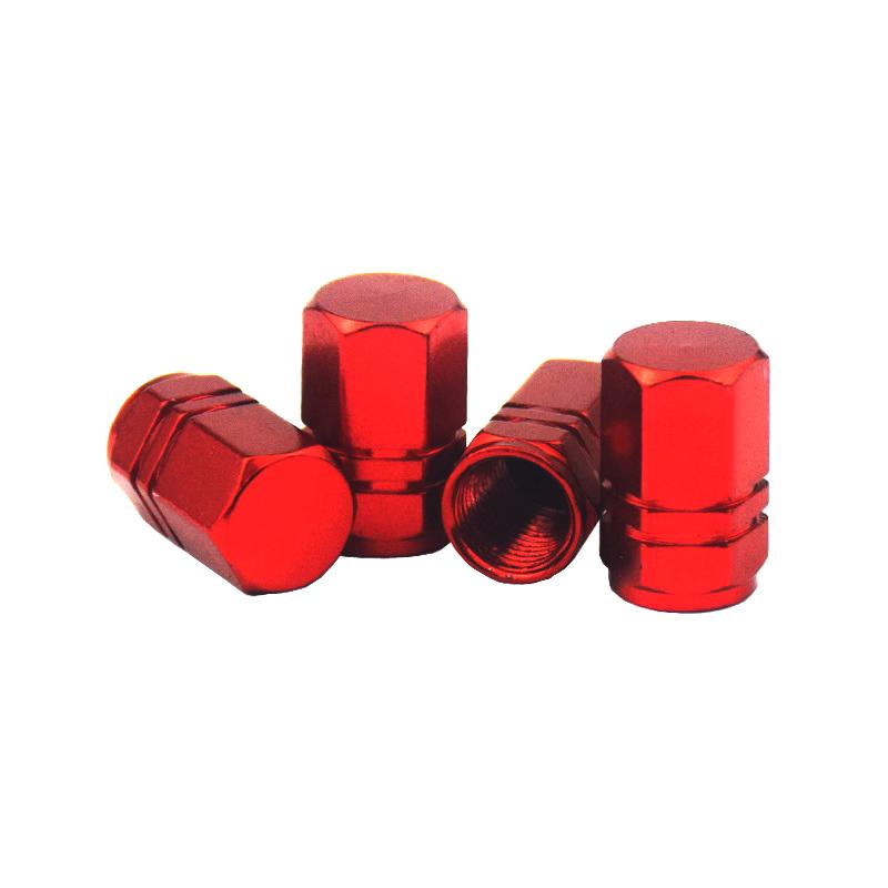 4Pcs Tire Valve Stem Caps Decorative Tires Accessories Aluminum Alloy Nipple Wheel Caps Cars Motorcycles Bicycle Cover Dustproof