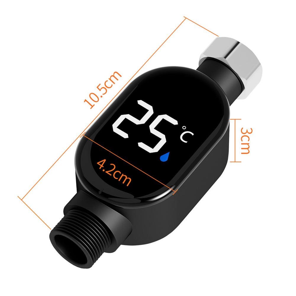 Duschtermometer Vattentät Smart Temperatur Digital Display Krantermometer Badtermometer Mätare Elektriska Tillbehör
