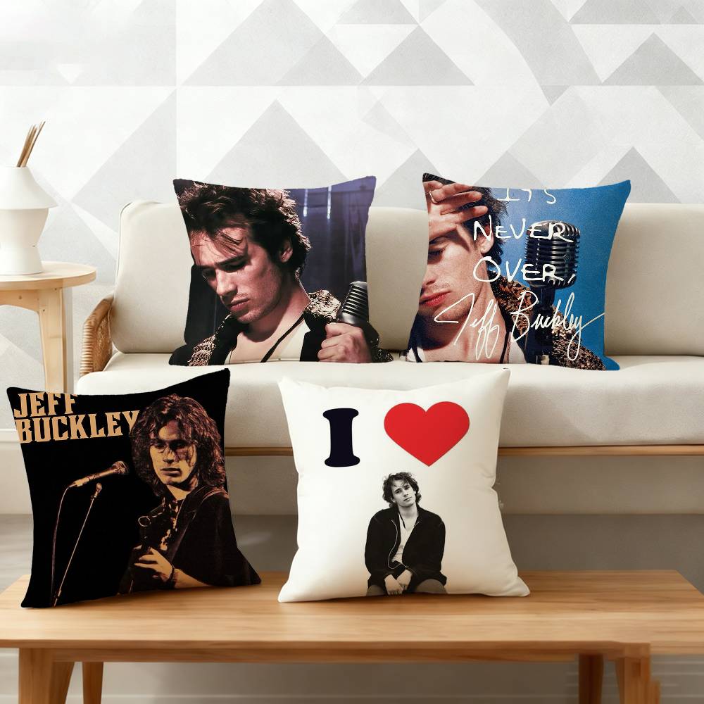 JJeff BBuckley Pillow Case for Sofa Living Room Home Office Decor Protective Cover