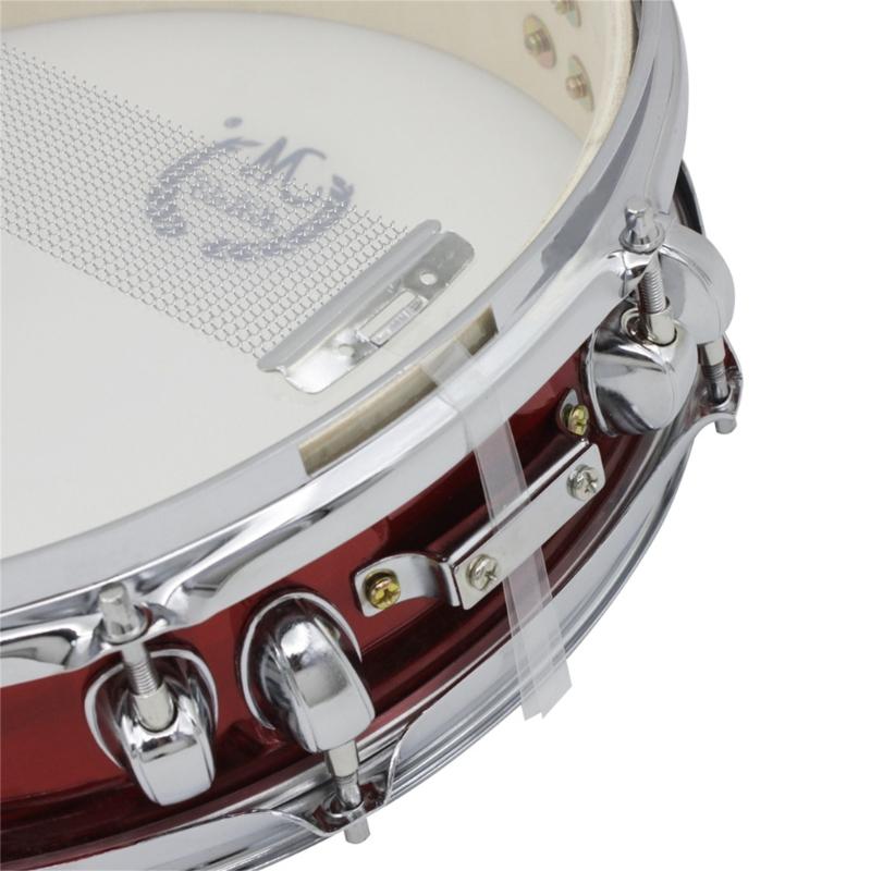 14inch Snares Drum Percussions Instrument with Drum Key, Drumsticks and Strap Student March Snares Drum Musical Toy