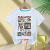 2026 Style Summer Crayon New Cartoon Characters Harajuku Fashion Cotton Casual Boys and Girls TShirt Top