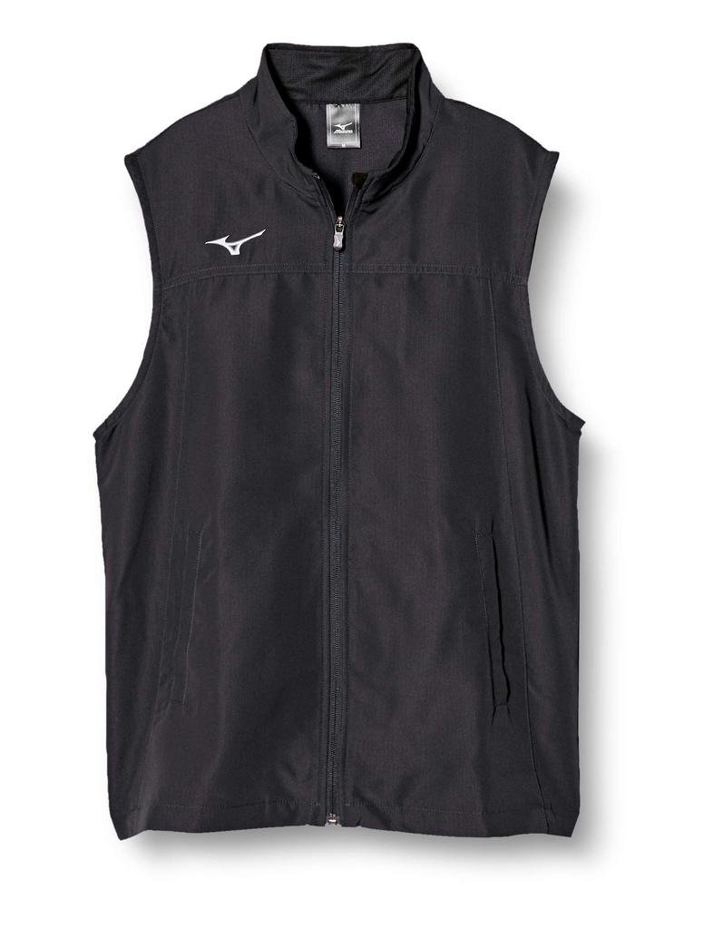 Mizuno Training Cross Size M Men's Vest, Sweat-Wicking, Quick-Drying, Black, (32JC7135 09)