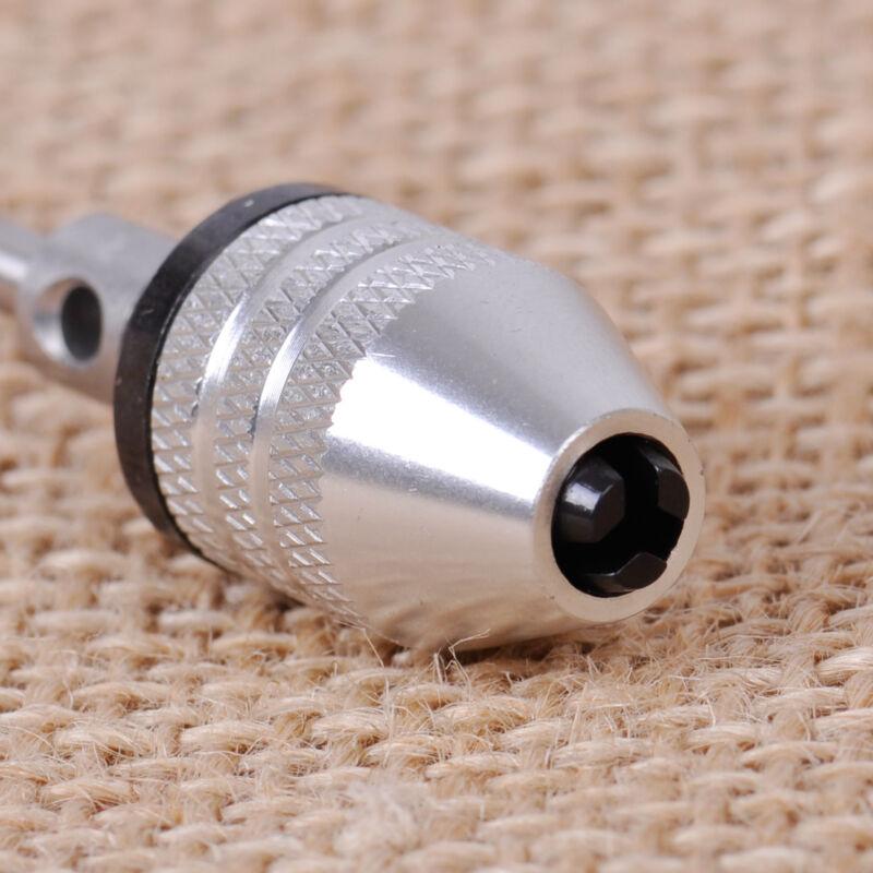 Keyless Drill Chuck 0.3-3.4mm 2.35mm Round Shank Quick Change Adapter for Mini Power Drill Electric Grinder