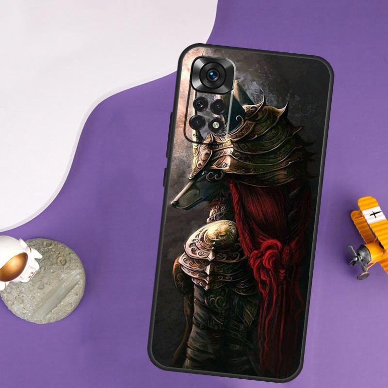 Egypt Nefertiti Anubis Ankh Case For Xiaomi Redmi Note 14 13 Pro 12 9 10 11 Pro 10S 11S 12S Redmi 14C 13C 10C 12C Cover