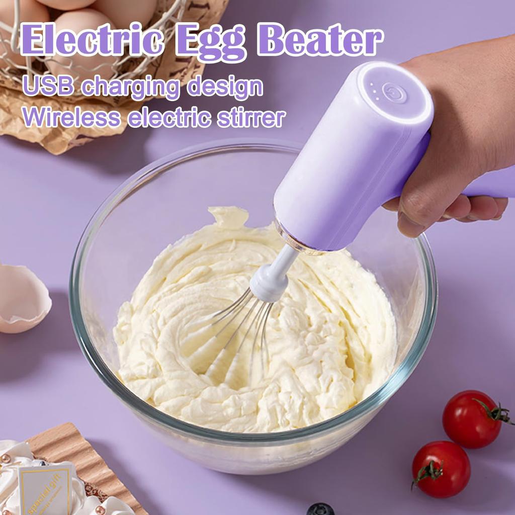 Electric Whisk, Cream Whisk, Stirring Stick, Cake Baking, Handheld Whisk, Fully Automatic Egg Beater