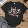 Large Size Round Neck Women T-shirt Short Sleeve Wild Printed T-shirt Elastic Soft Half Sleeve T-shirt
