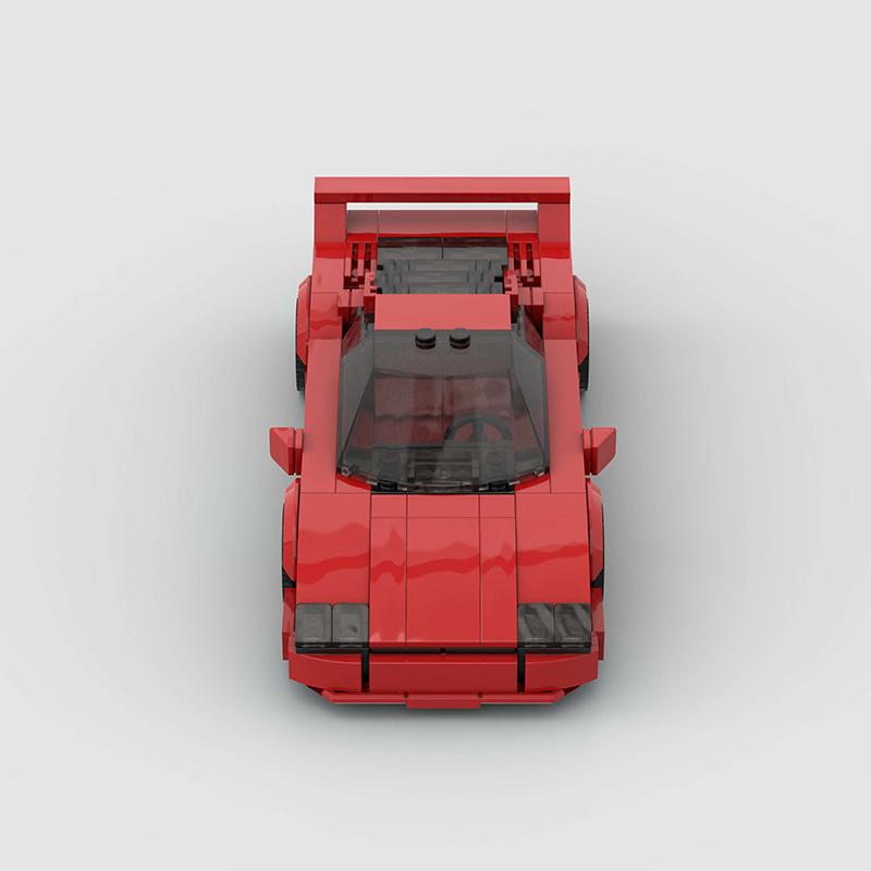Super Sports Car Classic Toy Building Block Set, Suitable As Birthday, Halloween, Christmas Gifts and for Home Decoration Collec